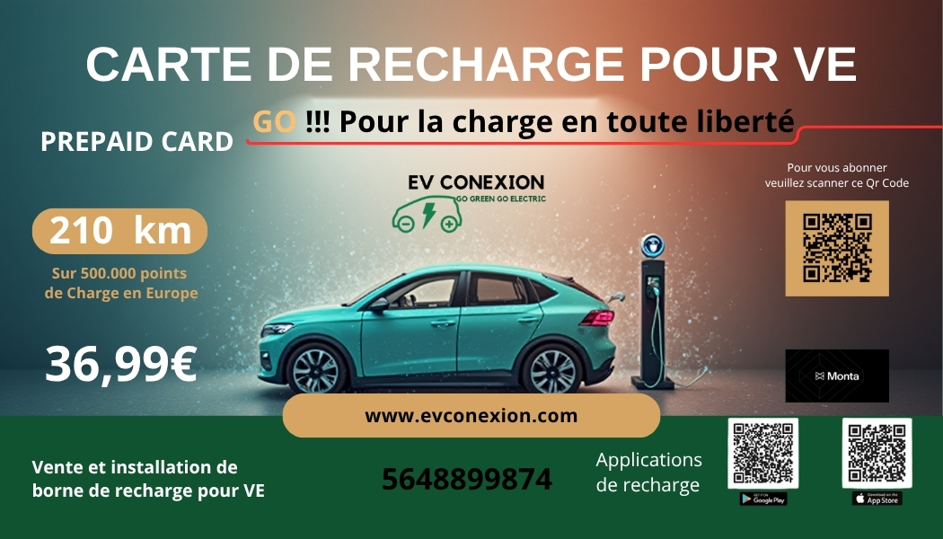 Carte de recharge à 36,99€